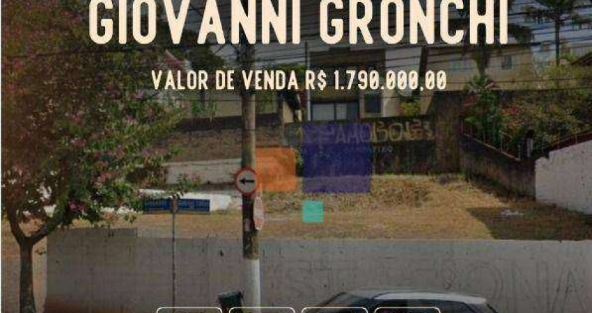 Terreno à venda, 741 m² por R$ 1.790.000,00 - Morumbi - São Paulo/SP