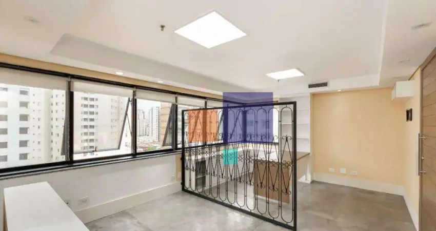 Sala comercial 44m² com 2 banheiros e 1 vaga - vende-se na vila nova conceição