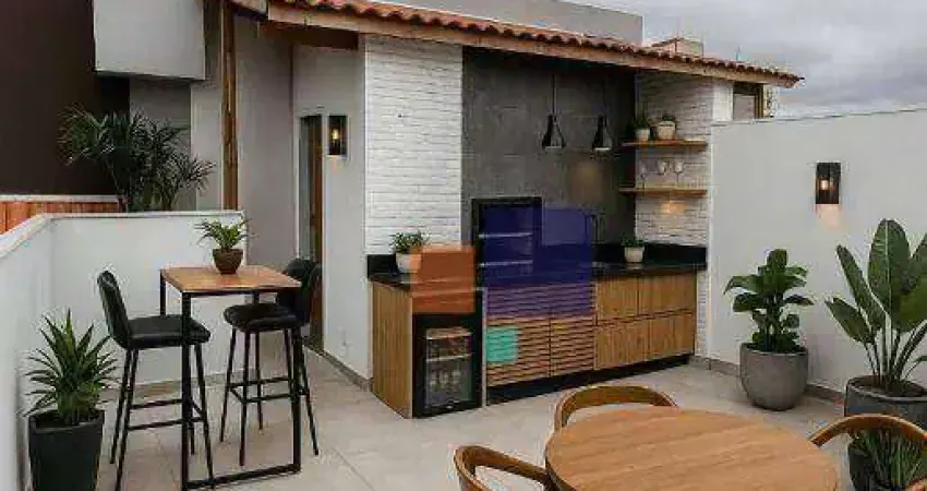 Cobertura duplex de alto padrão na r. caibu (santo andré) - lazer privativo e design moderno!