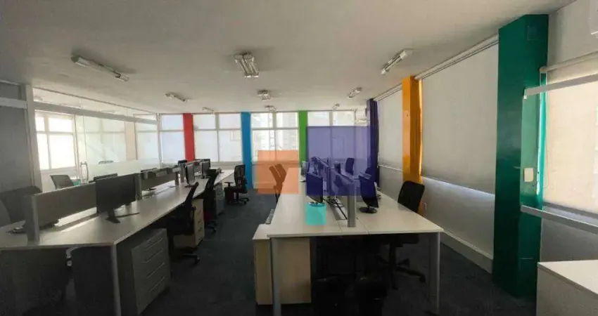 Conjunto comercial 240m² com 3 banheiros e 4 vagas - aluga-se na vila olimpia