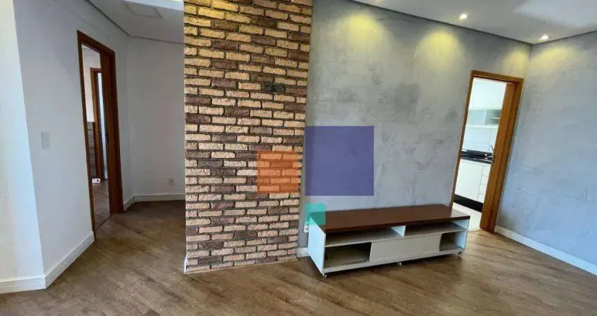 Apartamento com 2 dormitórios para alugar, 78 m² por r$ 4.460,00/mês - campestre - santo andré/sp