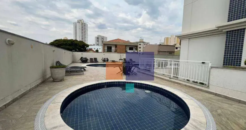 Cobertura com 3 dormitórios para alugar, 250 m² por r$ 12.153,00/mês - vila floresta - santo andré/sp