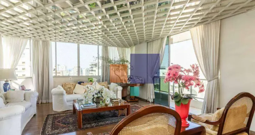 Cobertura com 4 dormitórios à venda, 470 m² por r$ 4.500.000,00 - higienópolis - são paulo/sp