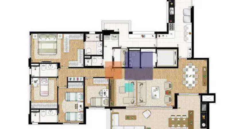 Apartamento 202m² com 4 dormitórios (2 suítes) e 3 vagas - vende-se na água branca