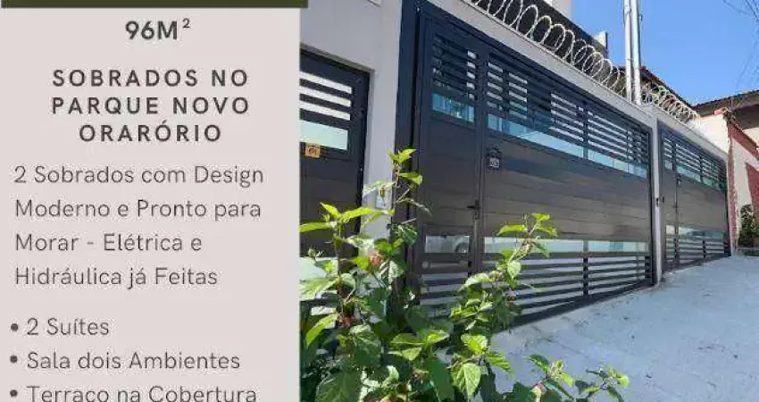Sobrado com 2 dormitórios à venda, 96 m² por R$ 630.000,00 - Parque Novo Oratório - Santo André/SP