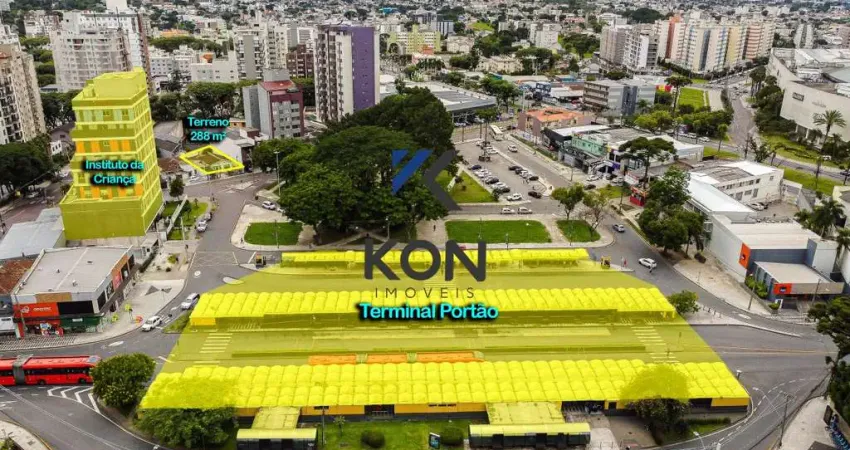 Lote, Terreno meio de quadra para predio à venda no Portão Curitiba PR