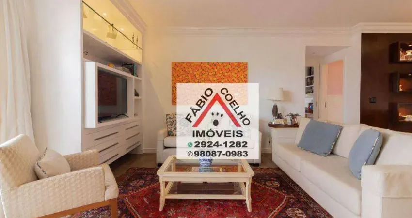 Apartamento com 3 dormitórios à venda, 170 m² - moema - são paulo/sp