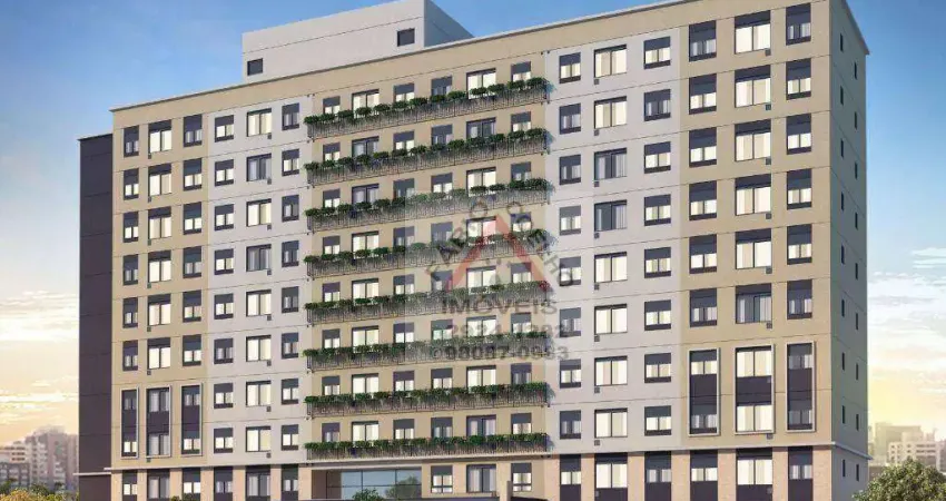 Apartamento com 2 dormitórios à venda, 34 m² - campo grande - são paulo/sp