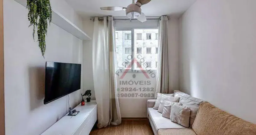 Apartamento com 2 dormitórios à venda, 39 m² - brás - são paulo/sp