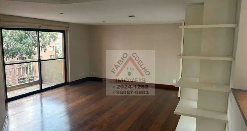 Apartamento com 3 dormitórios à venda, 180 m² - indianópolis - são paulo/sp