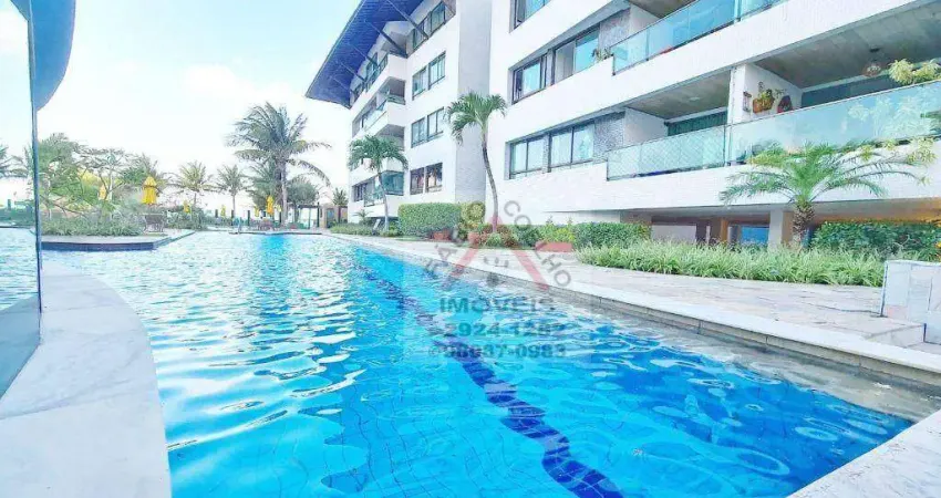 Apartamento com 3 dormitórios à venda, 146 m² por r$ 1.600.000,00 - ponta de campina - cabedelo/pb