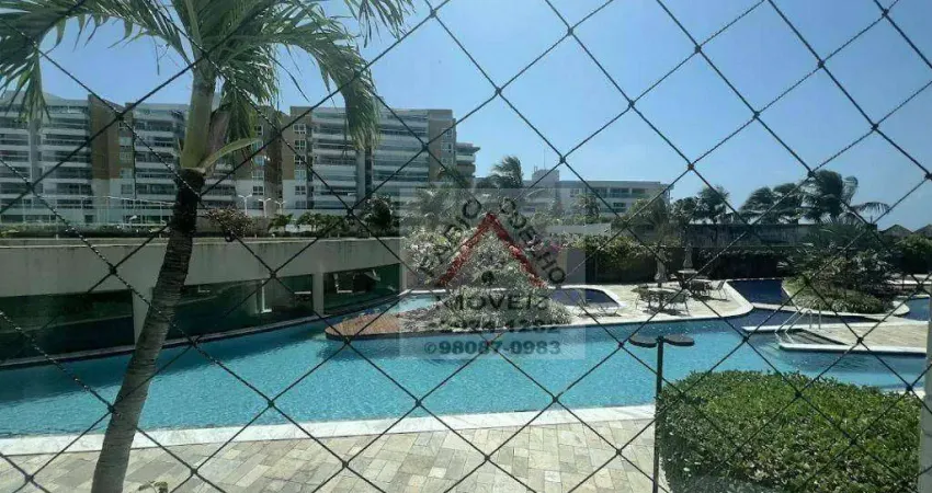 Apartamento com 3 dormitórios à venda, 146 m² por r$ 1.600.000 - ponta de campina - cabedelo/pb
