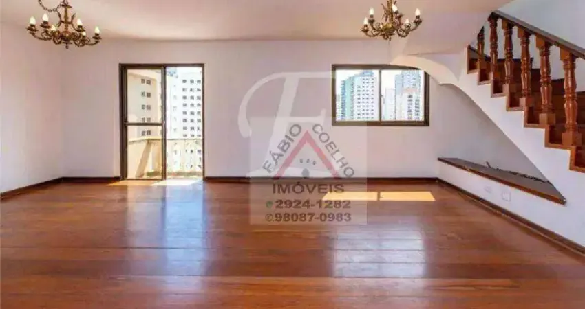 Cobertura com 4 dormitórios à venda, 283 m² - moema - são paulo/sp