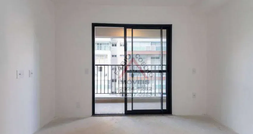 Apartamento com 1 dormitório à venda, 24 m² por r$ 340.000,00 - brooklin - são paulo/sp