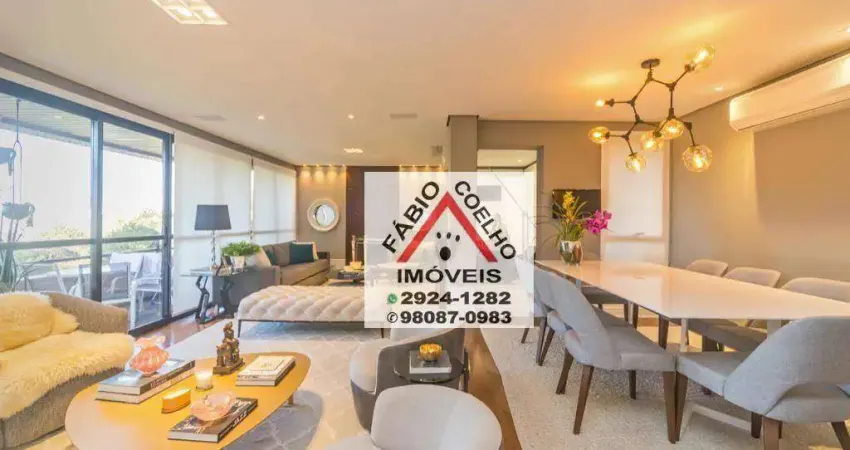 Apartamento com 3 dormitórios à venda, 200 m² - Panamby - São Paulo/SP