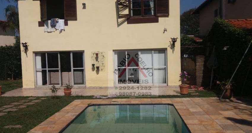 Sobrado com 4 dormitórios à venda, 258 m² - Interlagos - SP-AGENDE SUA VISITA COM UM DE NOSSOS CORRETORES AINDA HOJE.