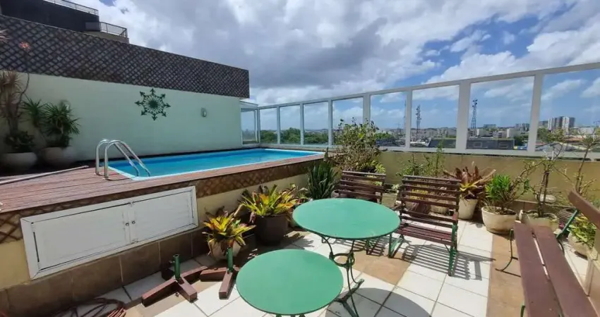 Cobertura para venda em pelotas, centro, 3 dormitórios, 1 suíte, 3 banheiros, 1 vaga