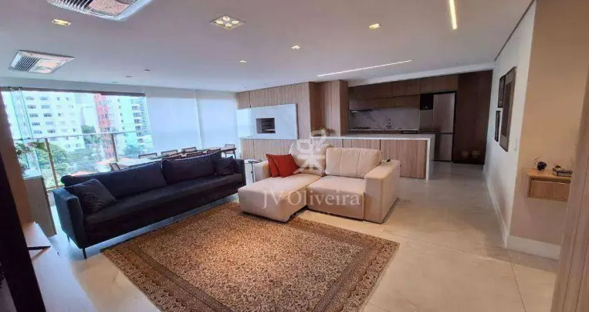 Apartamento com 1 dormitório à venda, 110 m² por r$ 2.500.000,00 - brooklin - são paulo/sp