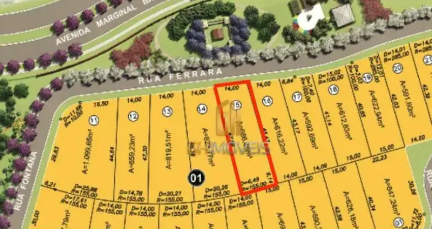 Terreno à venda, 686 m² por R$ 2.059.380,00 - Jardins Itália - Goiânia/GO