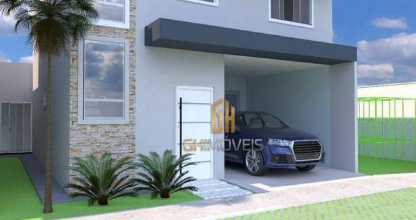Sobrado com 3 suítes à venda, 156 m² por R$ 690.000 - Setor Santa Luzia - Aparecida de Goiânia/GO