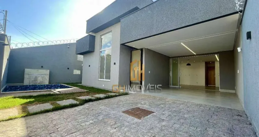 Linda casa  03 Quartos, sendo 01 Suíte Setor Chácara São Pedro  Aparecida de Goiânia – GO
