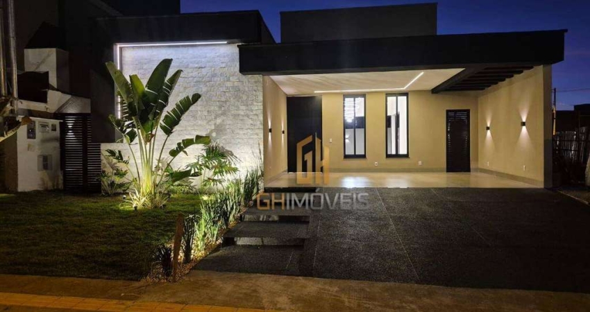 Casa com 3 dormitórios à venda, 169 m² por R$ 1.620.000,00 - Condomínio Residencial Villagio Toscana - Goiânia/GO