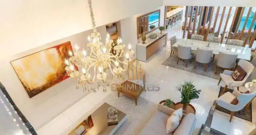 Sobrado com 4 dormitórios à venda, 351 m² por r$ 3.390.000,00 - jardins madri - goiânia/go