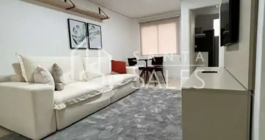 Apartamento à venda na Vila Nova Conceição, São Paulo-SP: 2 quartos, 1 sala, 1 banheiro, 1 vaga de garagem!