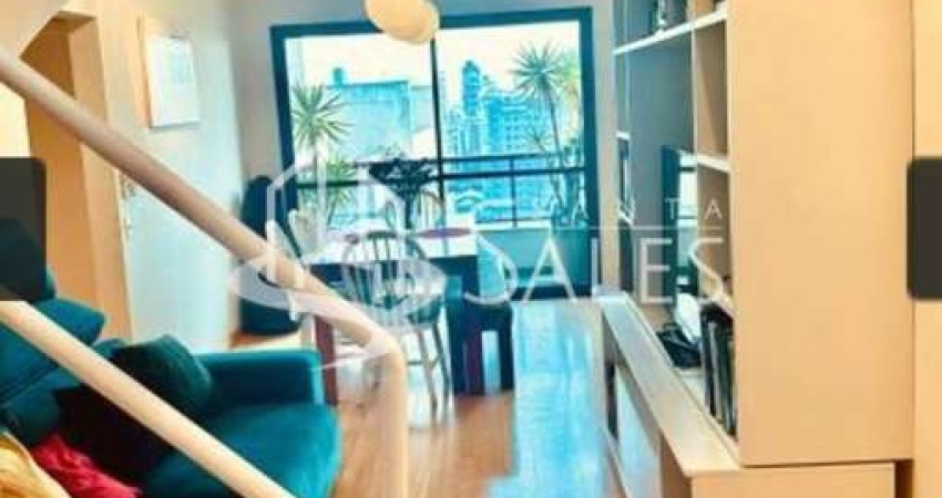 Pinheiros- linda cobertura duplex 170m² mobiliada, com 3 dormitórios, sendo 1 suíte, 2 vagas!!