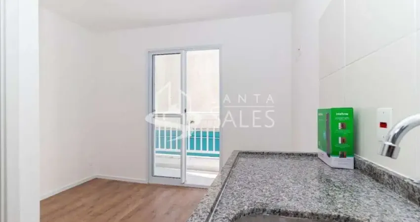 Studio Moderno à Venda em Condomínio Exclusivo na Cidade Antônio Estevão de Carvalho, São Paulo-SP: 1 Quarto, 1 Banheiro, 16m².
