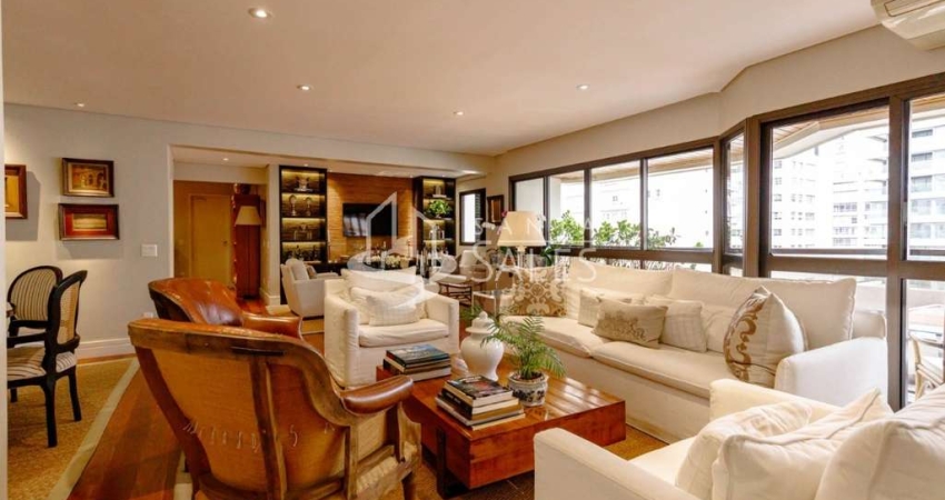Apartamento de luxo no coração do Itaim Bibi: 4 quartos, 2 suítes, 5 banheiros, 3 vagas de garagem e 195m². Confira!