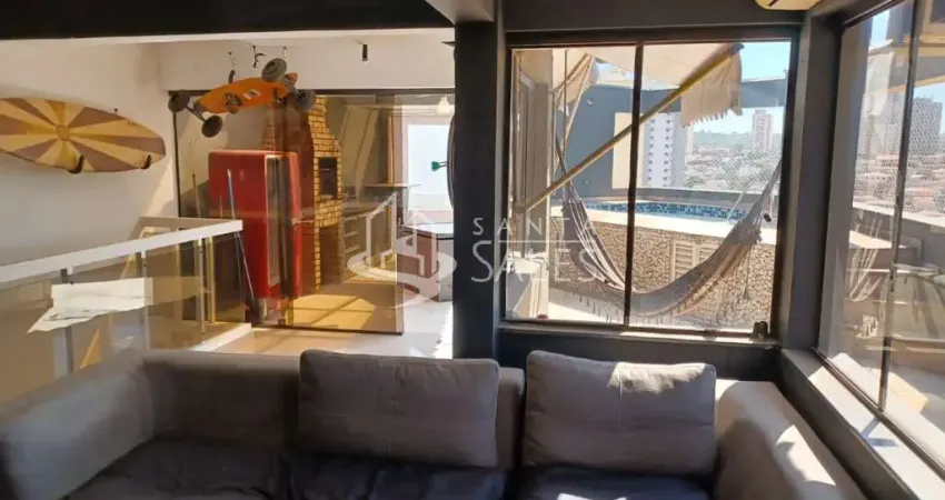 Imperdível cobertura duplex de 3 quartos no Parque Mandaqui, São Paulo-SP: 1 suíte, 1 sala, 3 banheiros, 3 vagas, 165m²!