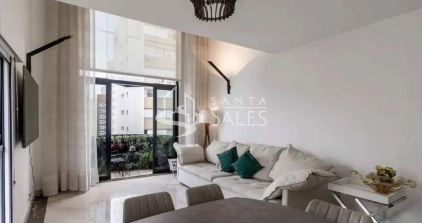 Apartamento à venda no Itaim Bibi, São Paulo-SP: 1 quarto, 1 suíte, 1 sala, 1 banheiro, 1 vaga, 75m²!