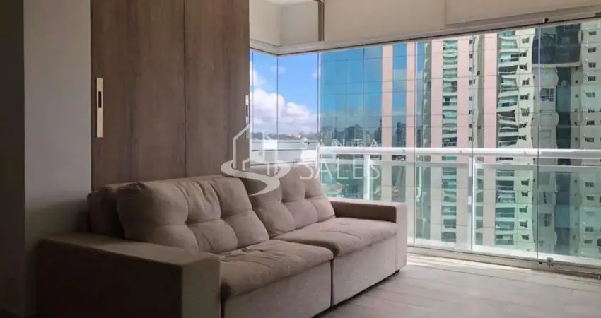 Apartamento à venda no Brooklin Paulista, São Paulo-SP: 1 suíte, sala 2 ambientes, 1 banheiro, 1 vaga; 66m². Imperdível!