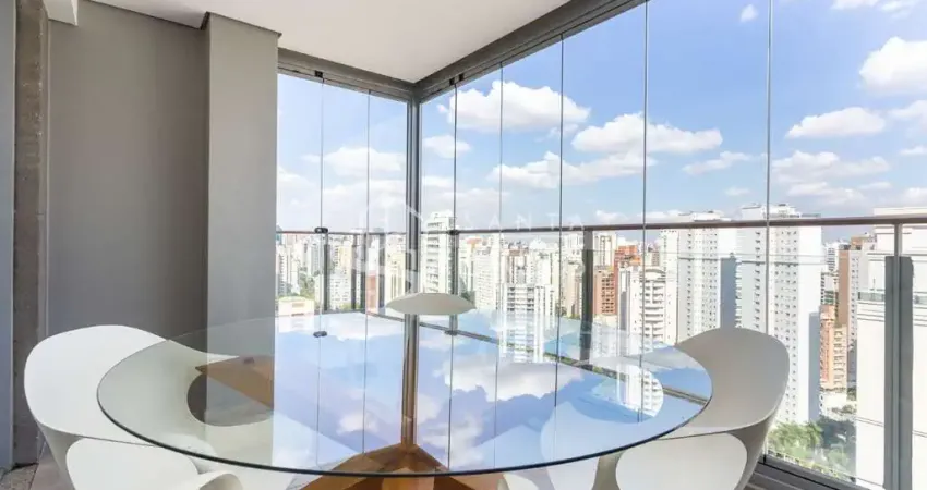 Apartamento para locação na Vila Nova Conceição, 1 quarto, 1 suíte, 2 salas, 2 banheiros, 2 vagas de garagem, 67m²!