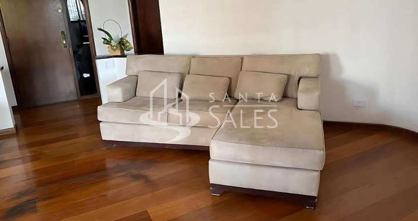 Apartamento à venda no Campo Belo: 4 quartos, 2 suítes, 1 sala, 5 banheiros, 3 vagas de garagem, 209m² - São Paulo-SP.