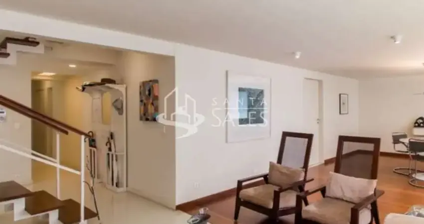 Cobertura luxuosa à venda no Itaim Bibi, São Paulo-SP: 3 quartos, 1 suíte, 3 salas, 5 banheiros, 2 vagas de garagem!