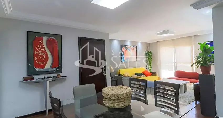 Apartamento de luxo no Brooklin Paulista: 4 quartos, 1 suíte, 140m² e 2 vagas de garagem em São Paulo-SP!