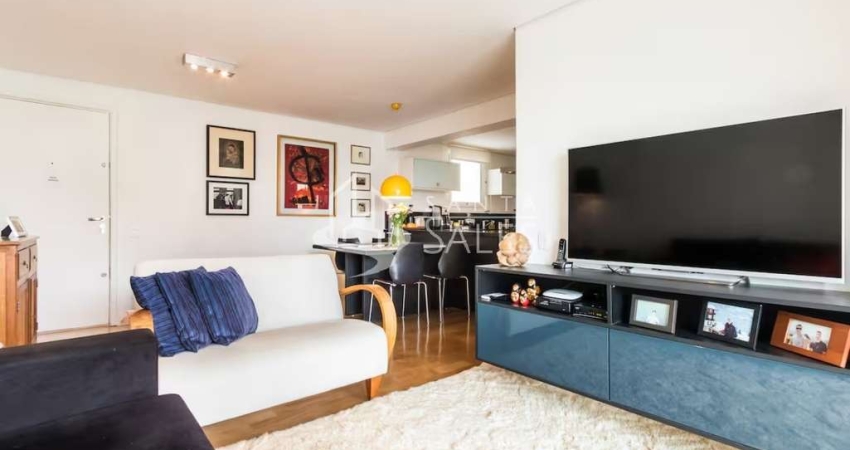 Apartamento à venda em São Paulo-SP, Vila Nova Conceição: 2 quartos, 1 suíte, 2 banheiros, 1 vaga, 74m².