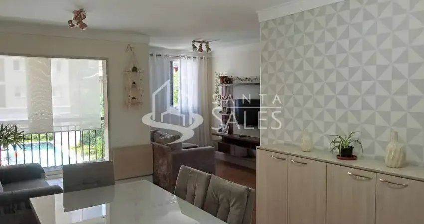 Apartamento à venda em São Paulo-SP, Jardim Caboré: 3 quartos, 1 suíte, 2 salas, 2 banheiros, 1 vaga, 64m² de área.