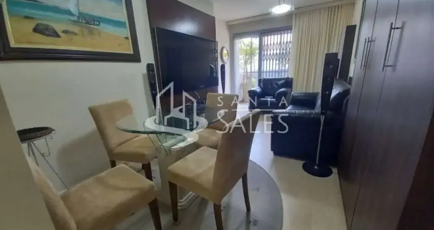 Apartamento à venda em Indianópolis, São Paulo-SP: 1 quarto, 1 sala, 1 banheiro, 1 vaga de garagem - 53,00 m² de área.