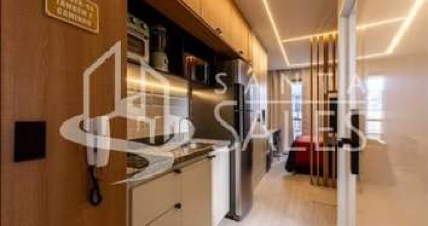 Aluguel de Apartamento Moderno na Vila Olímpia, 1 Quarto, 1 Sala, 1 Banheiro, 25m² em São Paulo-SP.