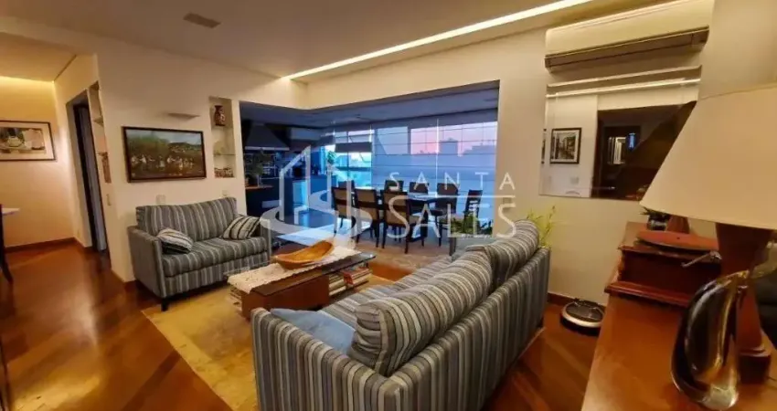 Apartamento de Luxo à Venda no Jardim Morumbi - 2 quartos, 2 suítes, 2 salas, 3 banheiros, 4 vagas - 207 m² em SP