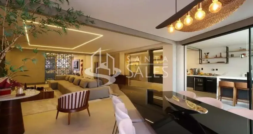 Luxuoso apartamento à venda no Jardim, Santo André-SP: 4 quartos, 4 suítes, 3 salas, 6 banheiros, 4 vagas de garagem, 275m².
