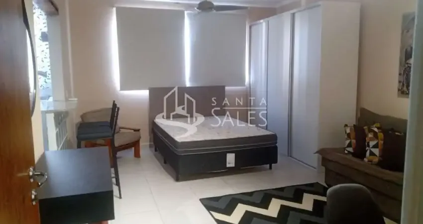 Apartamento para locação em Moema, São Paulo-SP: 1 quarto, 1 sala, 1 banheiro, 1 vaga e 32m² de área. Venha conferir!
