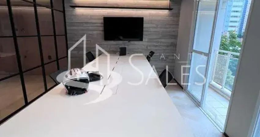 Conjunto Comercial à Venda no Brooklin Paulista, São Paulo-SP: 1 Sala, 2 Banheiros, 1 Vaga, 40m² - Reformada!