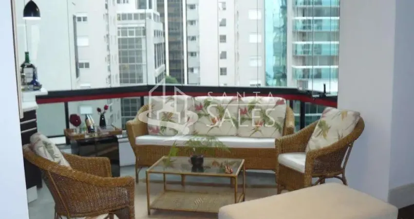 Impecável apartamento à venda em São Paulo-SP, Itaim Bibi: 4 quartos, 3 suítes, 1 sala, 5 banheiros, 3 vagas, 182m².