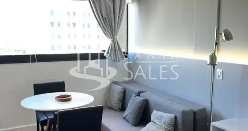 Apartamento à venda na Vila Olímpia, São Paulo-SP: 1 quarto, 1 sala, 1 banheiro, 1 vaga de garagem, 28,20 m² de área.