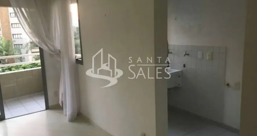 Apartamento à venda no brooklin paulista, são paulo-sp: 1 quarto, 1 sala, 1 banheiro, 1 vaga de garagem e 40m² de área.