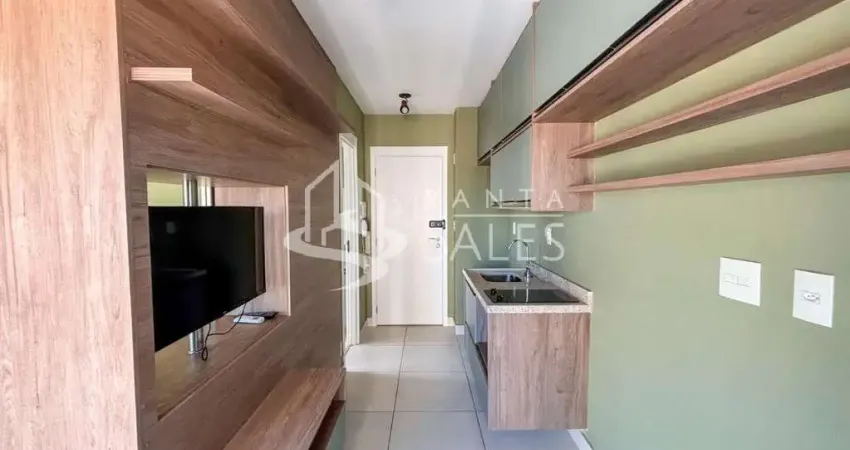 Studio para locação em moema, são paulo-sp: 1 quarto, 1 suíte, 1 sala, 1 banheiro e 27m² de área!